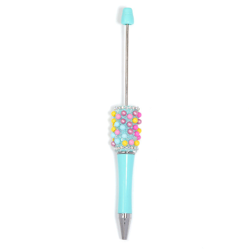 Wholesale   5pcs/pack  Dopamine bubble ball fine glitter beaded pen